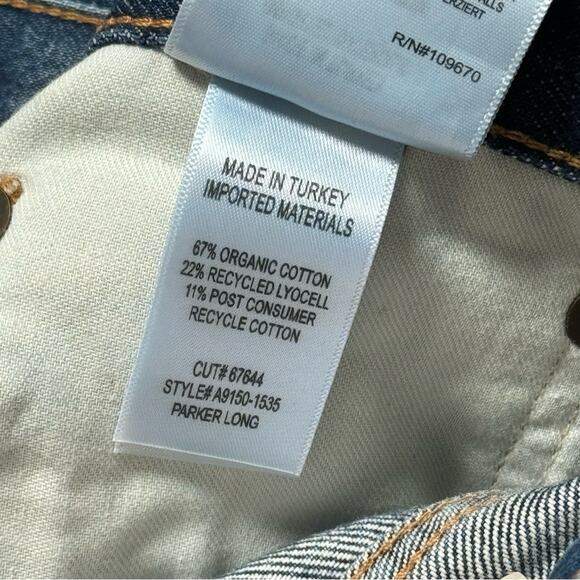 Agolde Parker Long Low Slung Vintage Straight High Rise Slouchy Jeans Women’s 31 - Picture 9 of 10